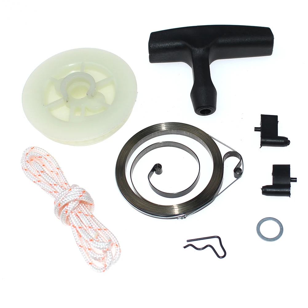 Poignée de démarreur, corde de démarreur, poulie de démarreur, ressort de rembobinage, poinçon pour Stihl 017 018 019T 020 020T 021 023 025 MC200 MS170 MS171