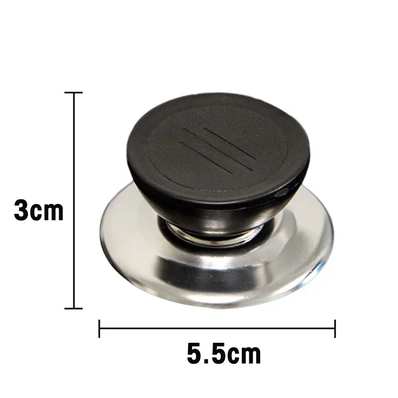 Poignée de cuisine, couvercle de bouton d'ustensiles de cuisine, couvercle inférieur en verre, 4 pièces pour autocuiseurs, couvercle de casserole universel, poignées interchangeables
