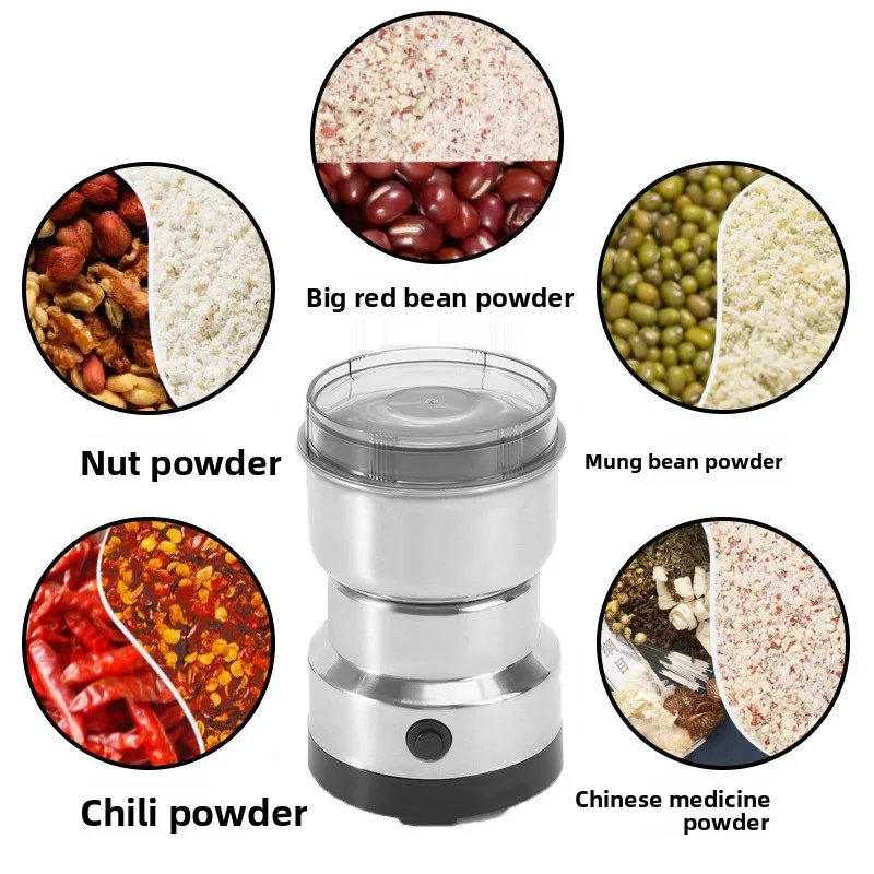 Moulin à grains multifonctionnel 4 lames pour cuisine