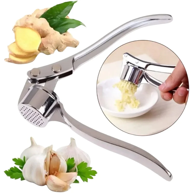 Broyeur d'ail de cuisine en alliage d'aluminium