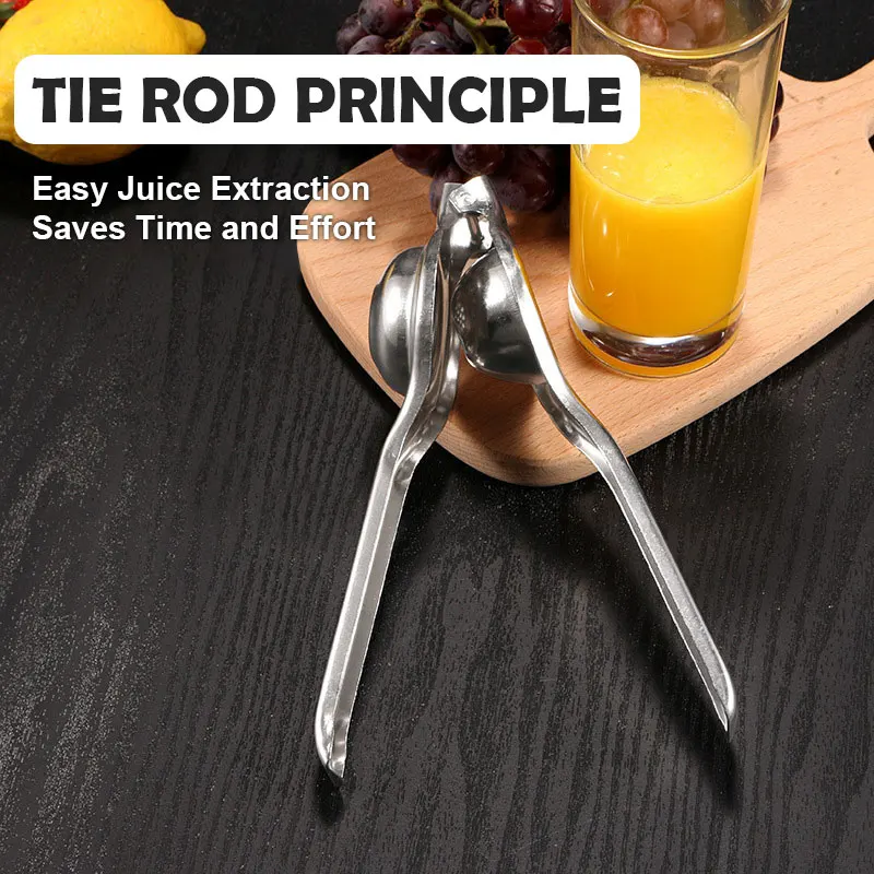 Extracteur de jus manuel en acier inoxydable