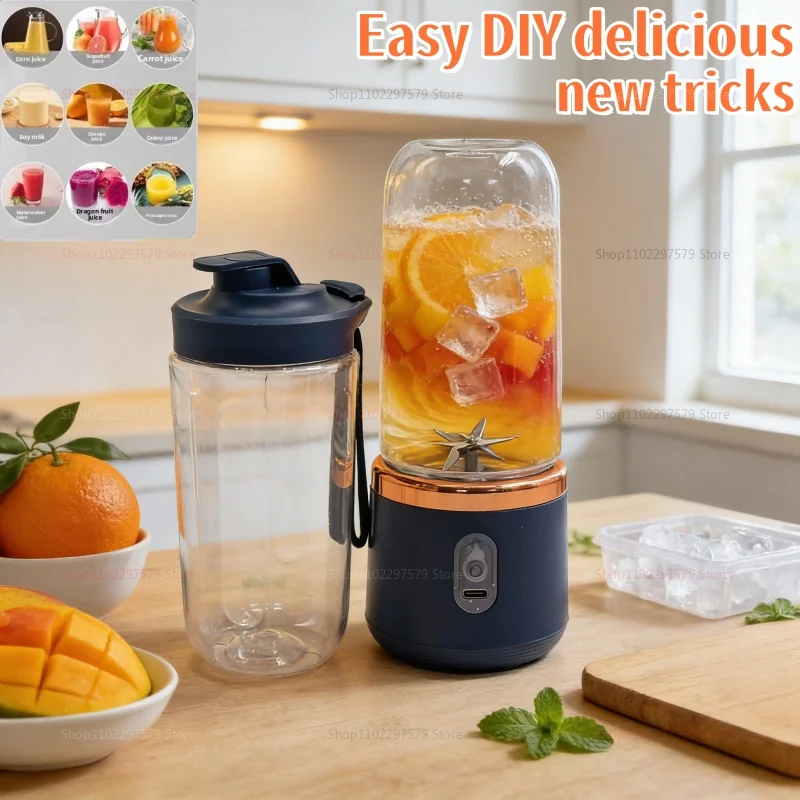 Blender électrique portable 6 lames