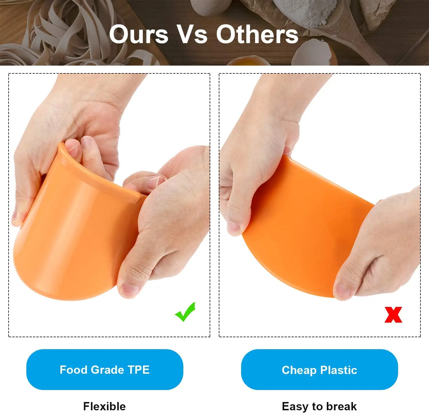 Grattoir à bol Flexible
