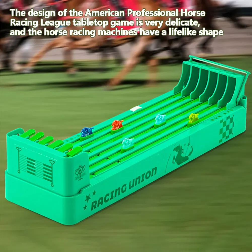 Jeu de société de course de chevaux, jeu de bureau électronique, Machine de course de chevaux alimentée par batterie, jouet interactif de fête de famille
