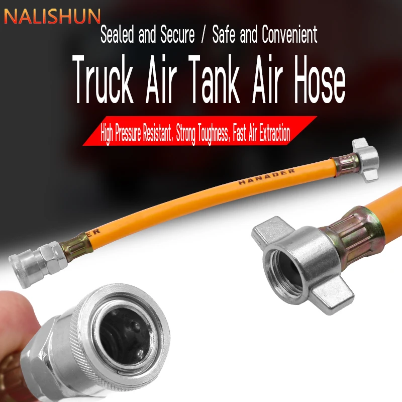 Vanne de raccordement pour réservoirs d'air, tuyau d'admission d'air pour camions, tuyau de soufflage de poussière, extracteur de poussière pour voitures et camionnettes