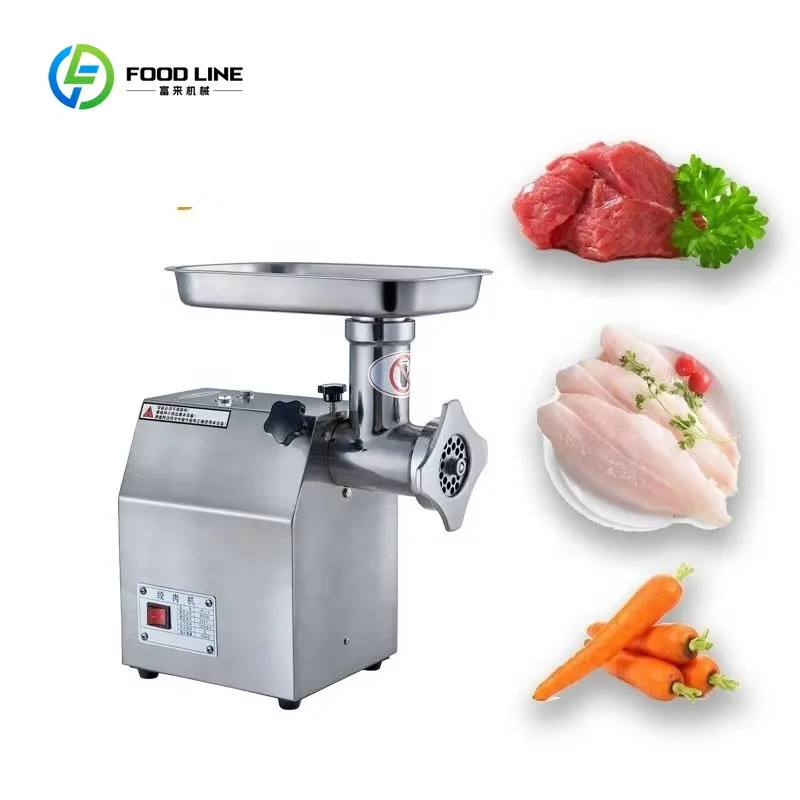 Mélangeur de hachoir à viande commercial à haute efficacité-équipement de cuisine de trancheuse électrique d'acier inoxydable