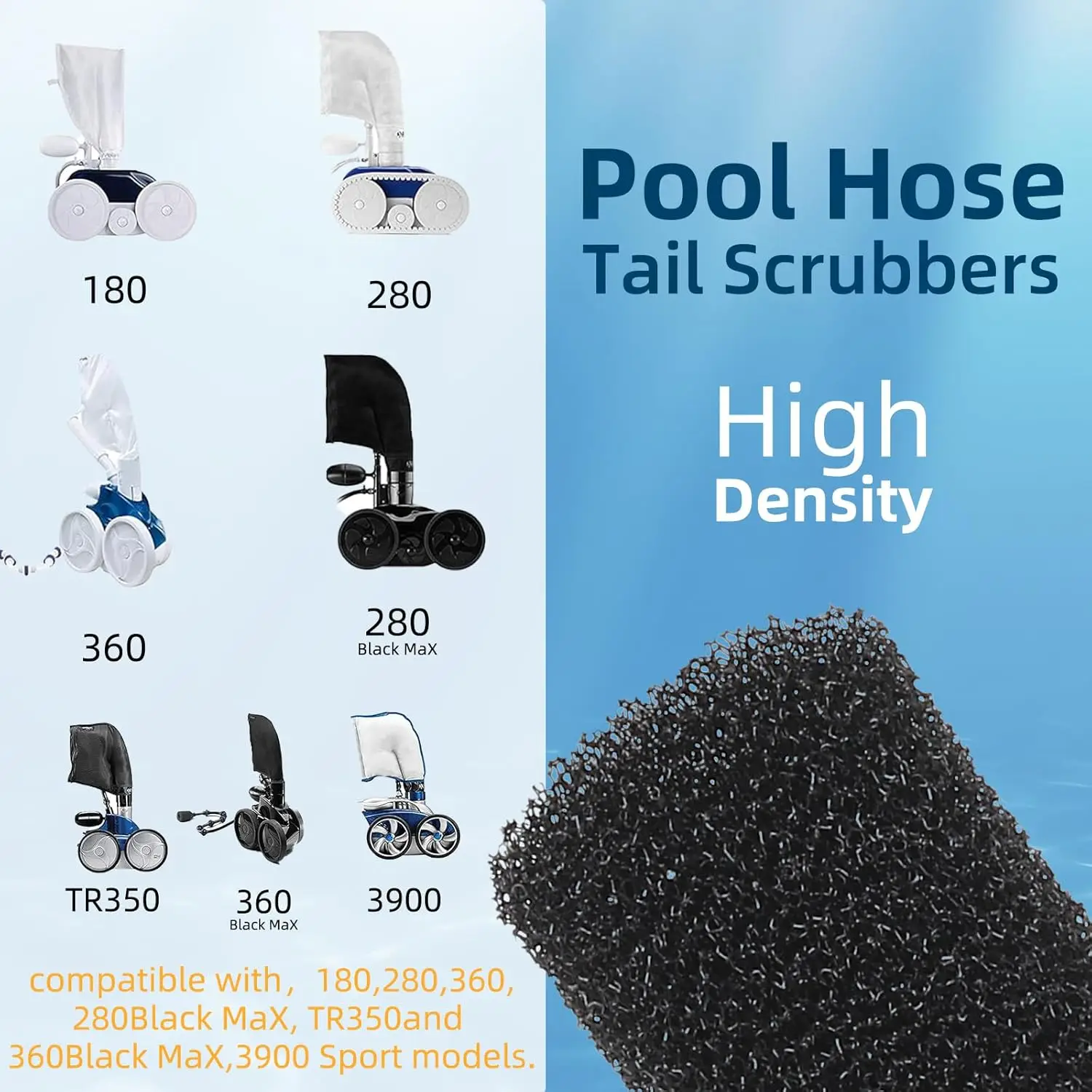 Lot de 12 brosses de nettoyage pour tuyau d'aspirateur Polaris180 280 360 380 480 3900, pièces détachées pour nettoyeur de piscine