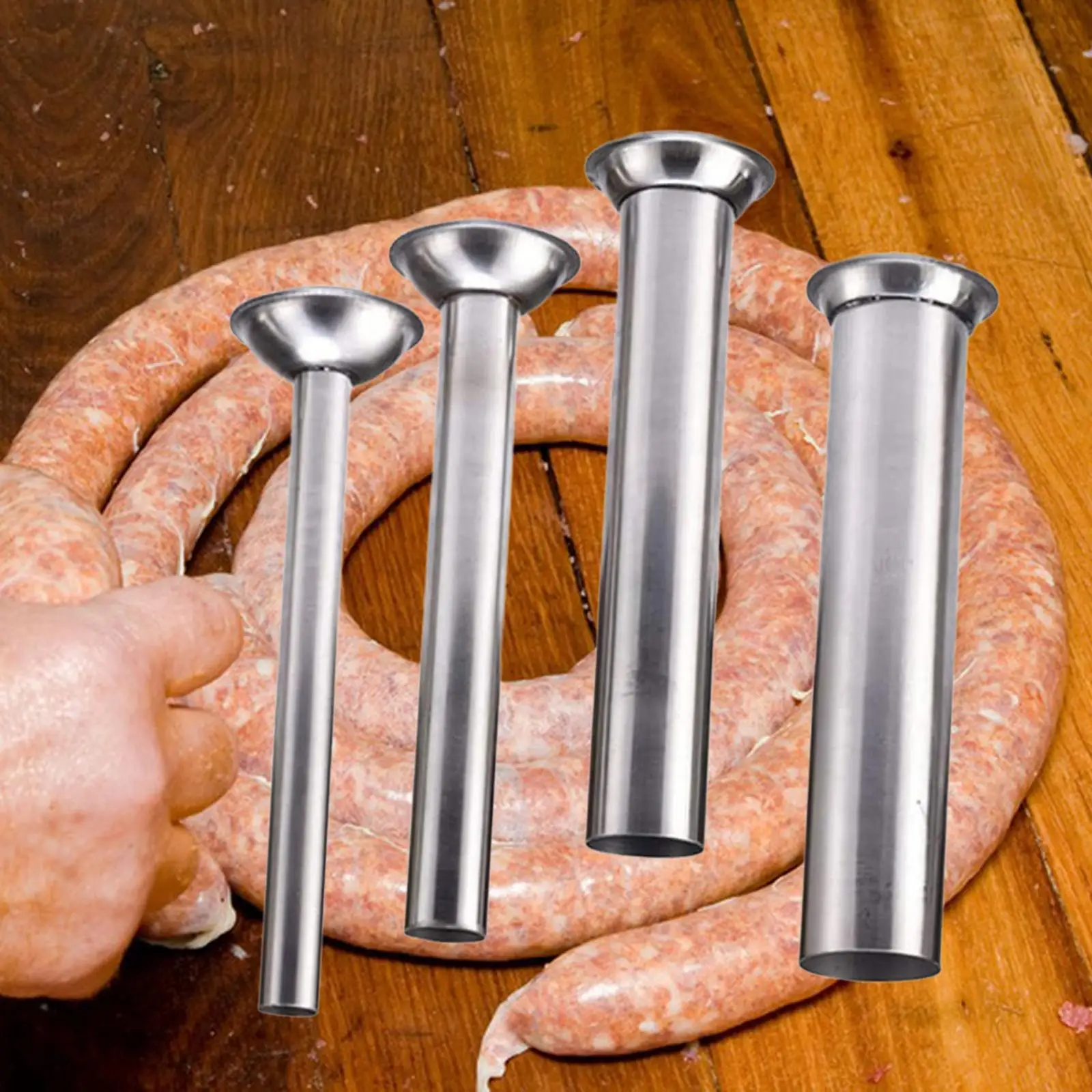 4x Tubes de remplissage pour saucisses