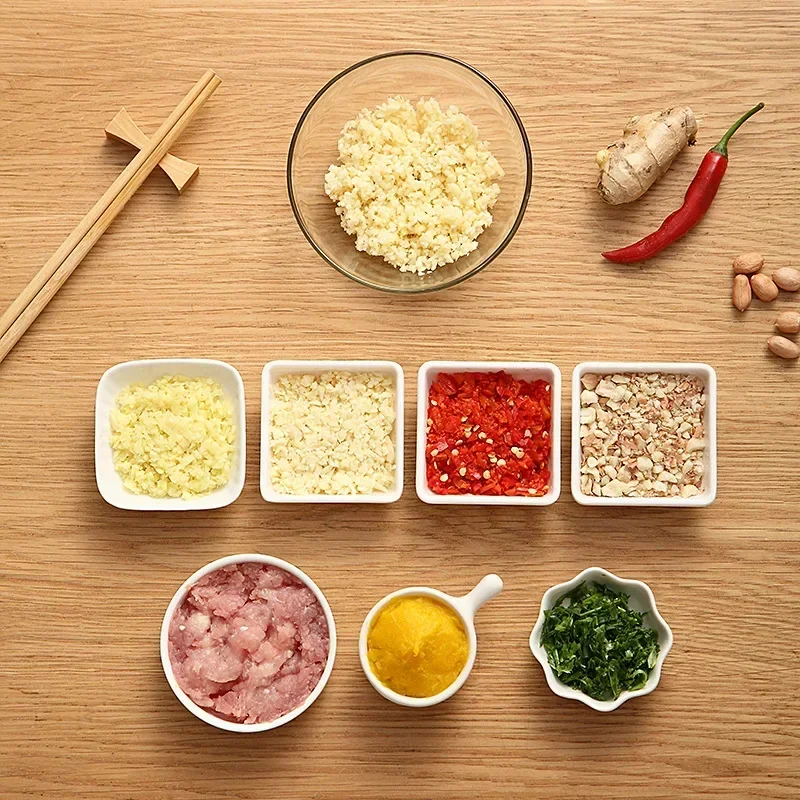 Mini hachoir à ail et oignon manuel multifonctionnel pour cuisine