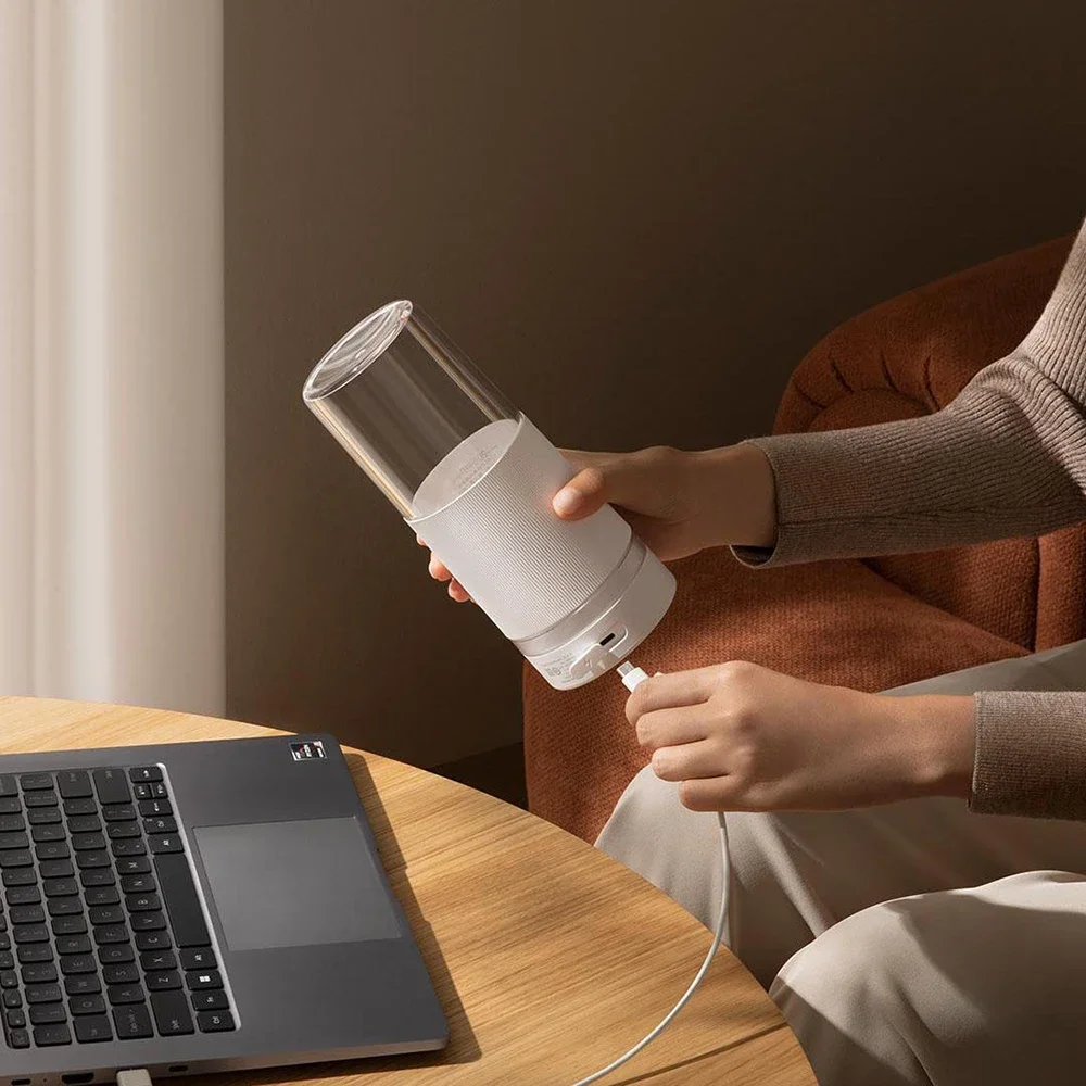 Mixeur Portable MIJIA 2 en 1 : Extracteur de Jus Électrique et Robot Culinaire pour Fruits et Légumes à Domicile
