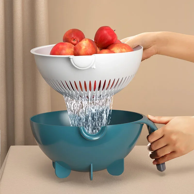 Coupe-légumes avec panier de vidange