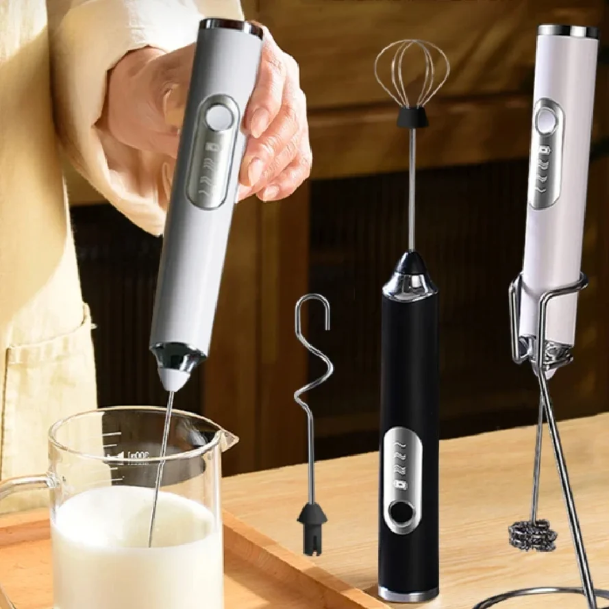 Fouet sans fil double tige portable