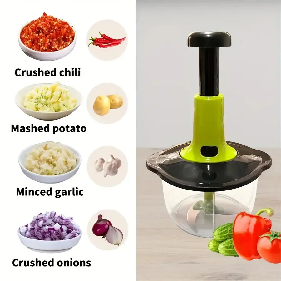 Robot culinaire manuel multifonctionnel avec protection de lame