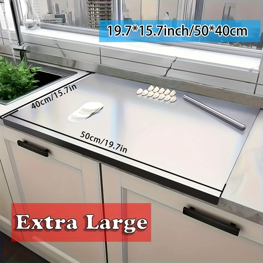 Planche à découper en acier inoxydable