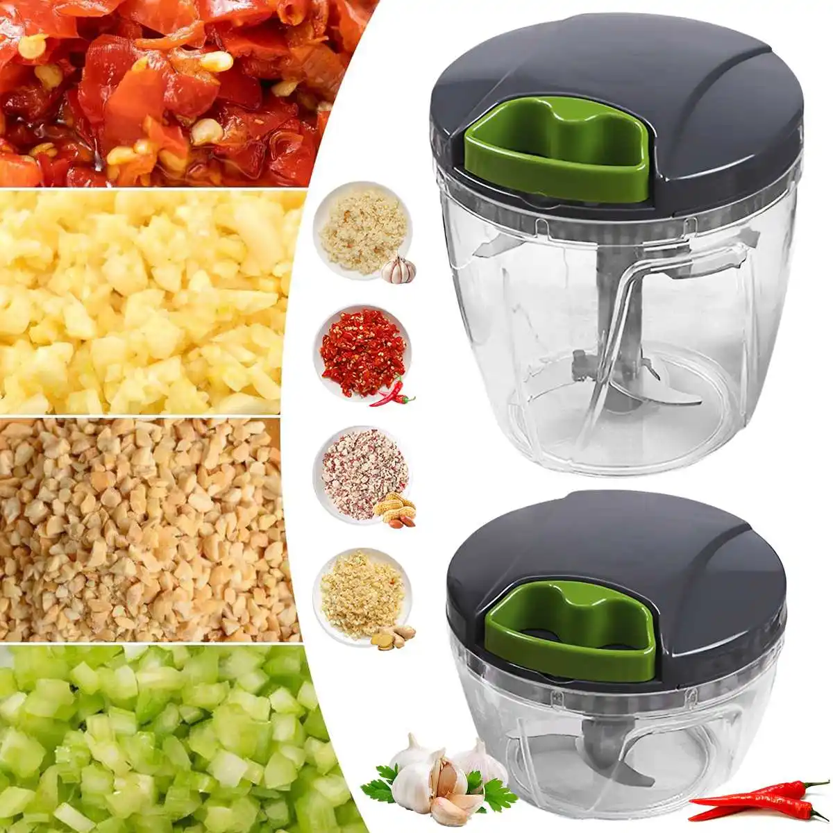 Hachoir alimentaire manuel 600/1000ml