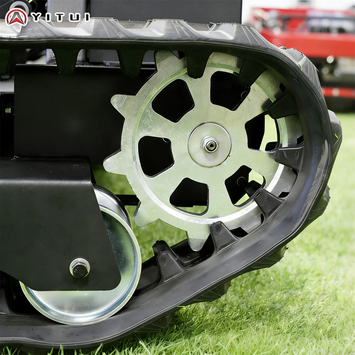 Tondeuse à gazon tout-terrain autopropulsée télécommandée pour usage domestique, jardin et pelouse, petite taille, sur mesure