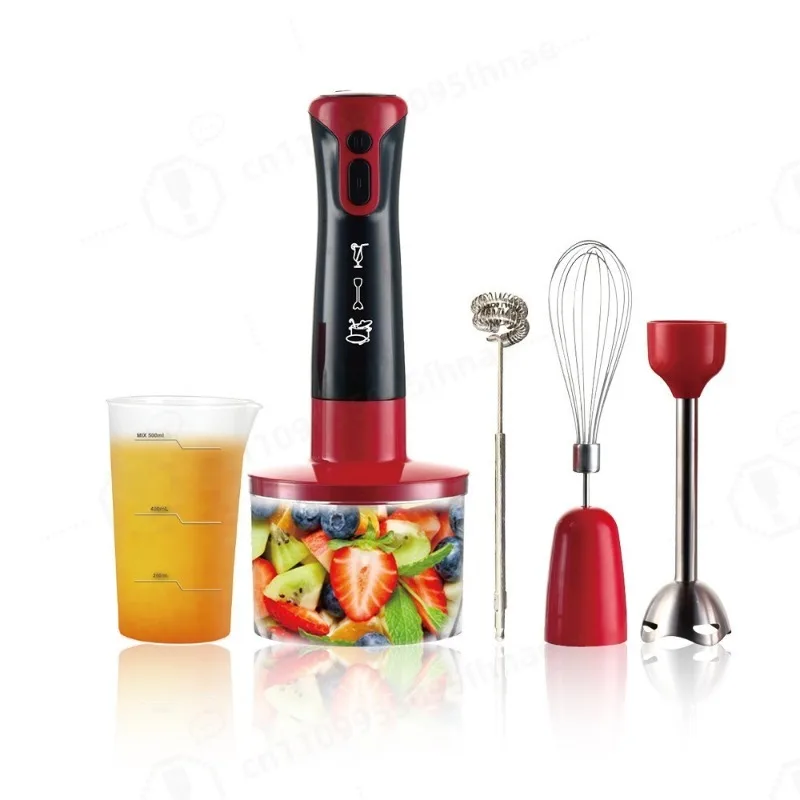 Mixeur plongeant électrique multifonction 5 en 1 pour la cuisine domestique, ensemble de mixeur à main
