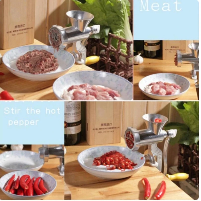 Hachoir à viande manuel multifonctionnel pour usine de cuisine
