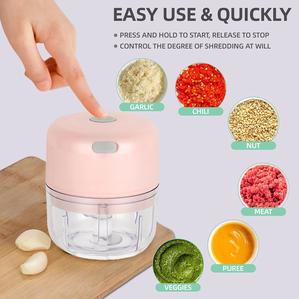 Mini robot culinaire 100ml pour viande