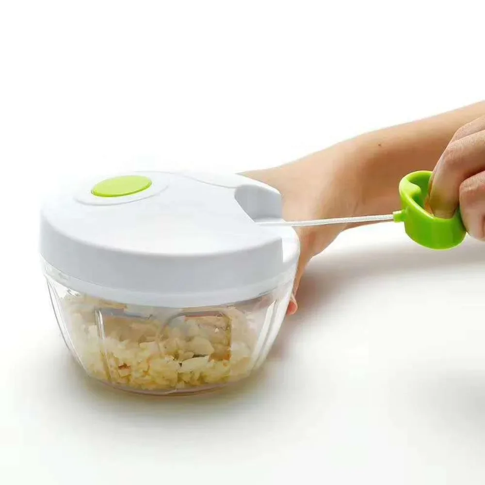 Haute qualité manuel corde alimentaire hachoir à main processeur Silcer broyeur salade fabricant ail oignon trancheuse Cutte accessoires de cuisine