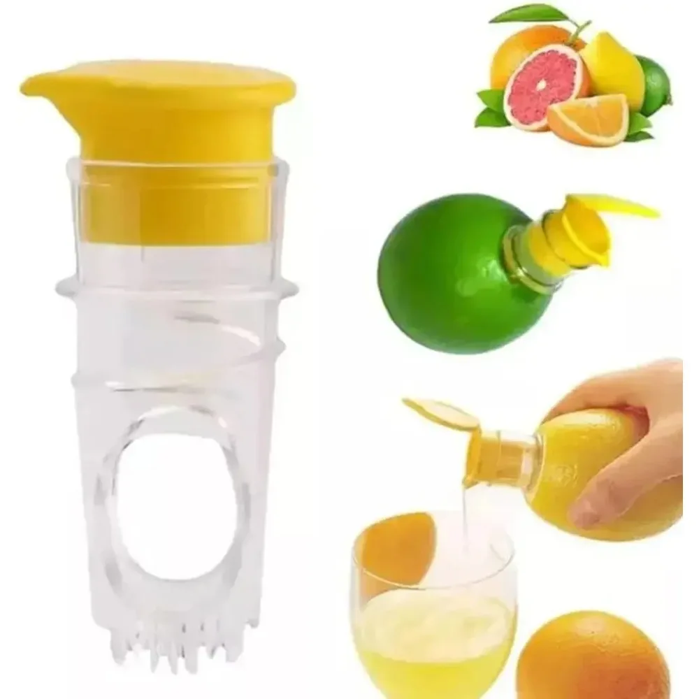 Presse-citron manuel, extracteur de jus de chaux transparent avec couvercle