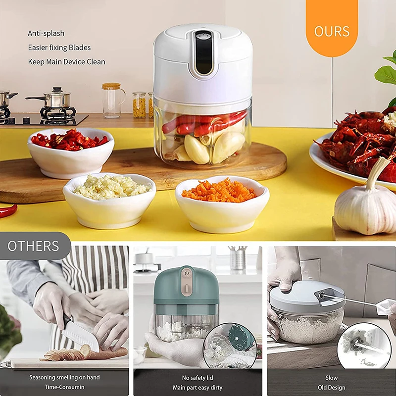 Mini hachoir à ail, robot culinaire