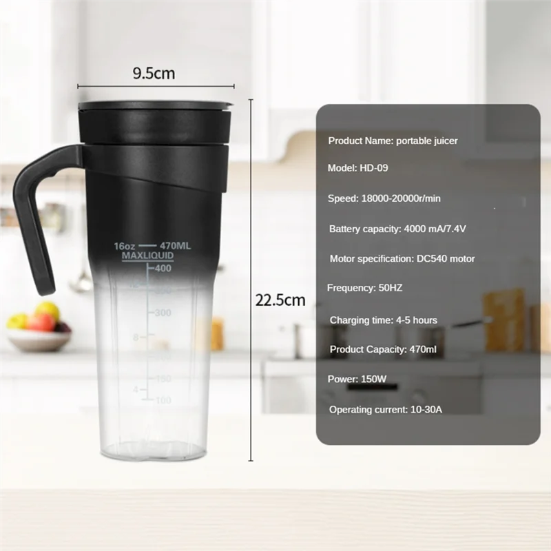 Mélangeur personnel Portable doux pour Shakes et Smoothies