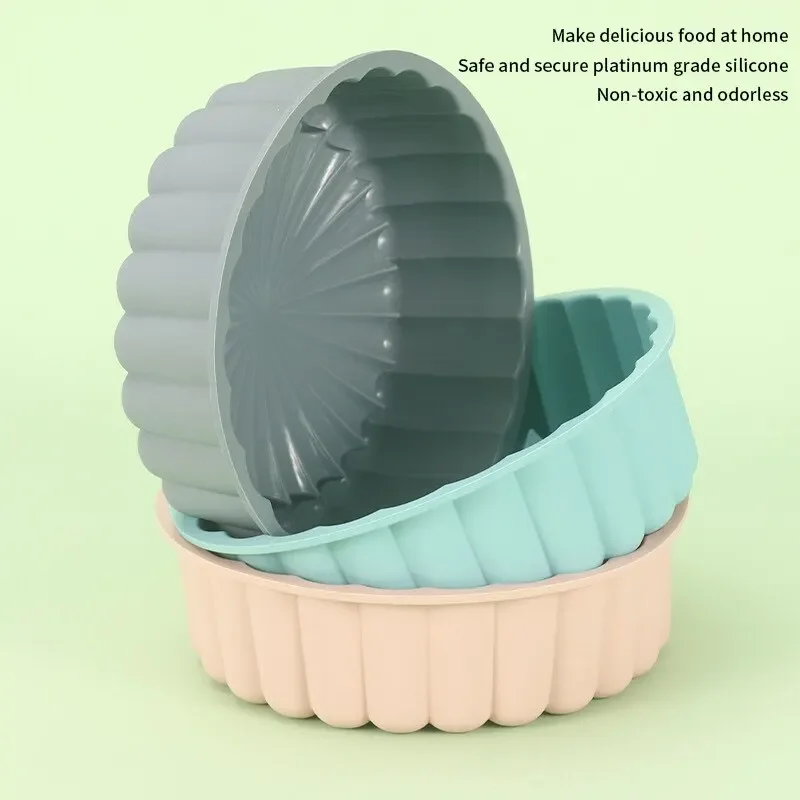 Moule à gâteau rond multifonctionnel en Silicone