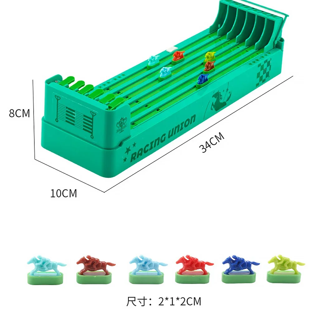 Jeu de société de course de chevaux, jeu de bureau électronique, Machine de course de chevaux alimentée par batterie, jouet interactif de fête de famille