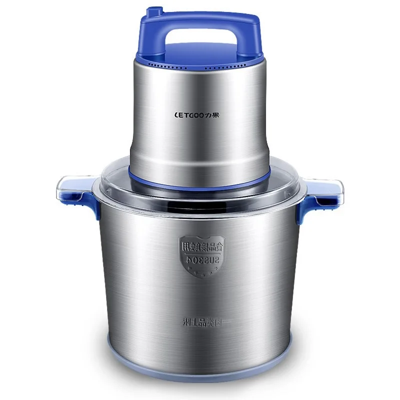 Hachoir à viande commercial en acier inoxydable
