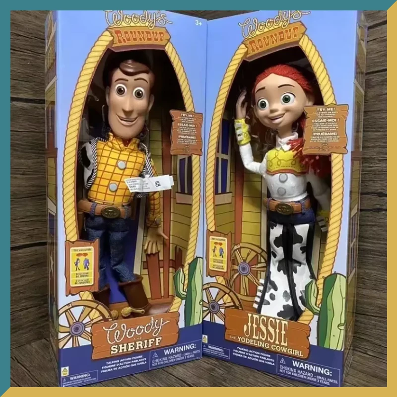 Disney Toy Story Woody Jesse film bande sonore Action Anime Figure shérif poupée Cowboy jouet pour enfant modèle cadeau enfants