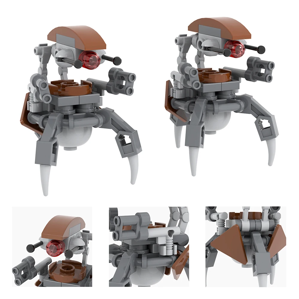 MOOXI – ensemble de séries de films, briques MOC, Robot Compatible avec les figurines d'action, ensembles de bricolage, blocs de construction pour adultes, jouets pour enfants, cadeaux