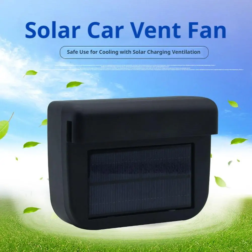 Ventilateur de ventilation pour voiture à énergie solaire, puissant, pour la circulation de l'air et l'extraction de la chaleur, pour éviter la surchauffe de l'intérieur de la voiture