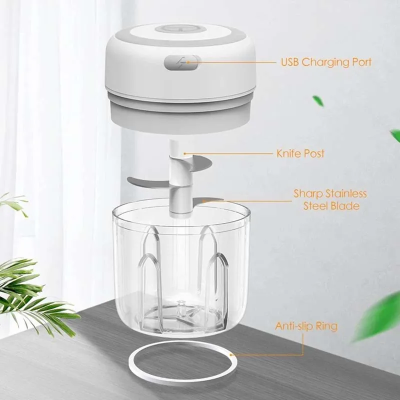 Mini hachoir à ail électrique 100/250ML