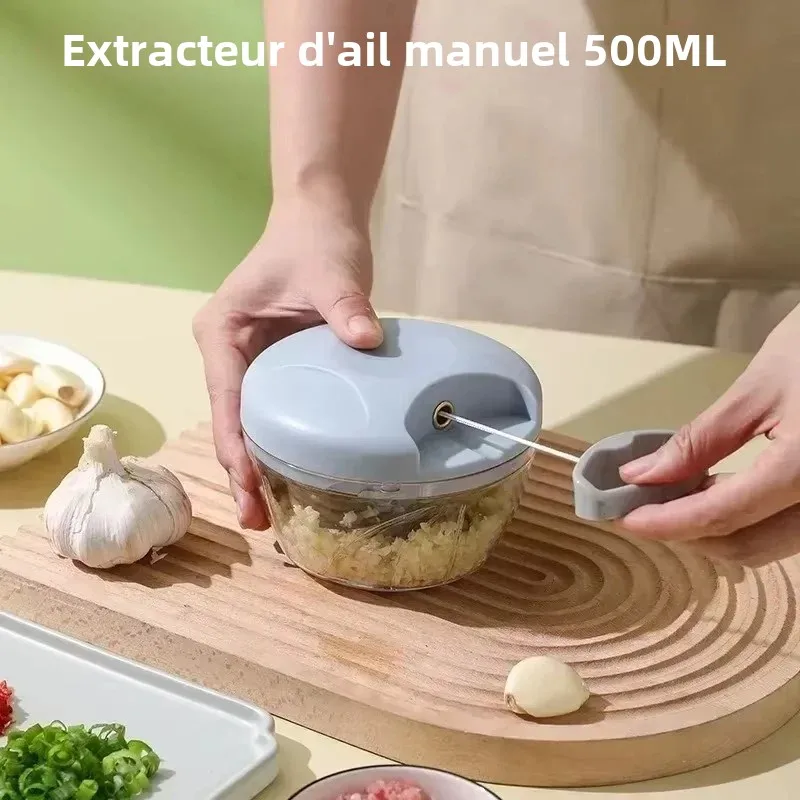 Hachoir à viande manuel de 500ml, coupe-oignons, légumes, cuisine, hachoir