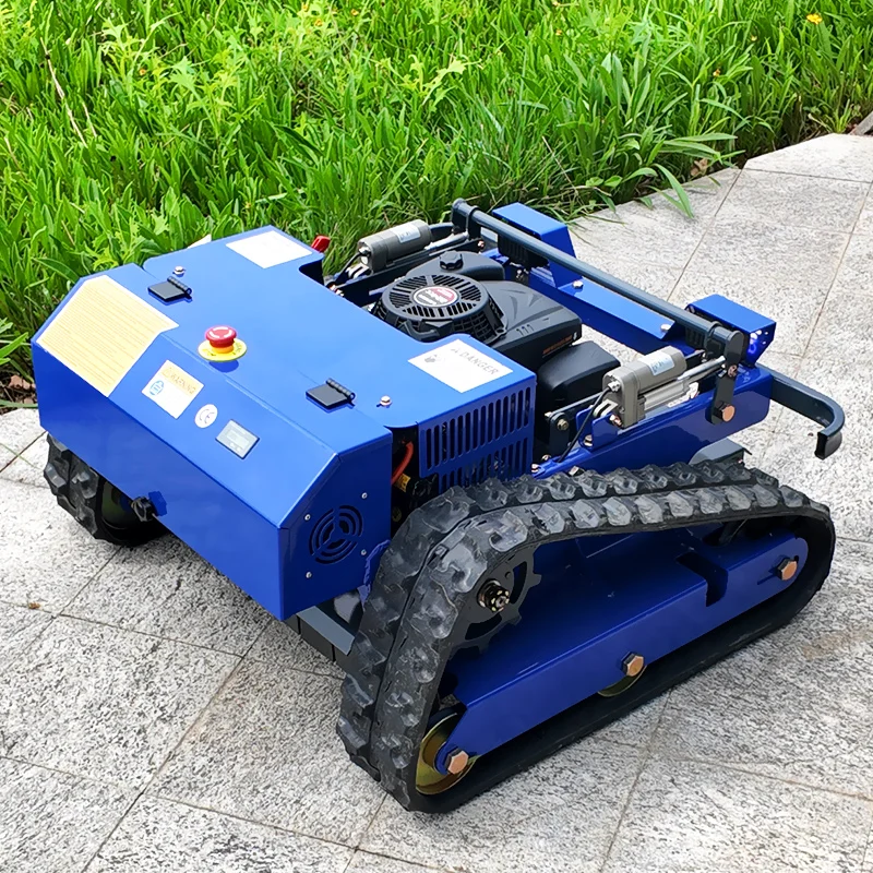 Robot tondeuse télécommandé personnalisé, largeur de coupe 550 mm, zéro-turn, pour l'entretien forestier et le jardin