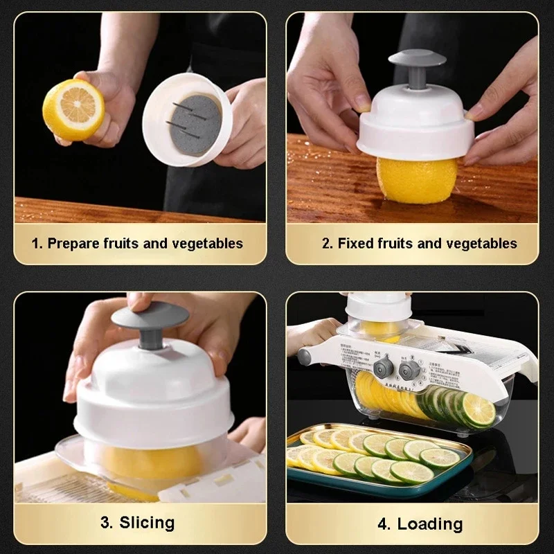  Outil de cuisine multifonctionnel : trancheuse à citron