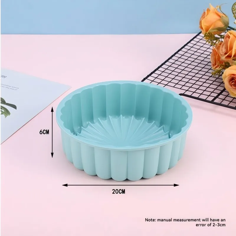 Moule à gâteau rond multifonctionnel en Silicone