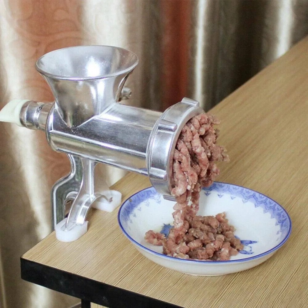 Hachoir à viande manuel réglable