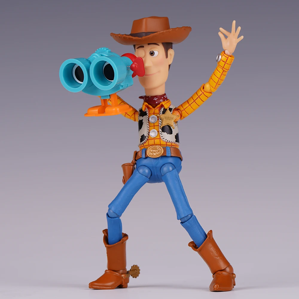 En stock, figurine articulée Revoltech Toy Story Woody Ver.2.0, modèle de collection d'anime, décoration de bureau, cadeau