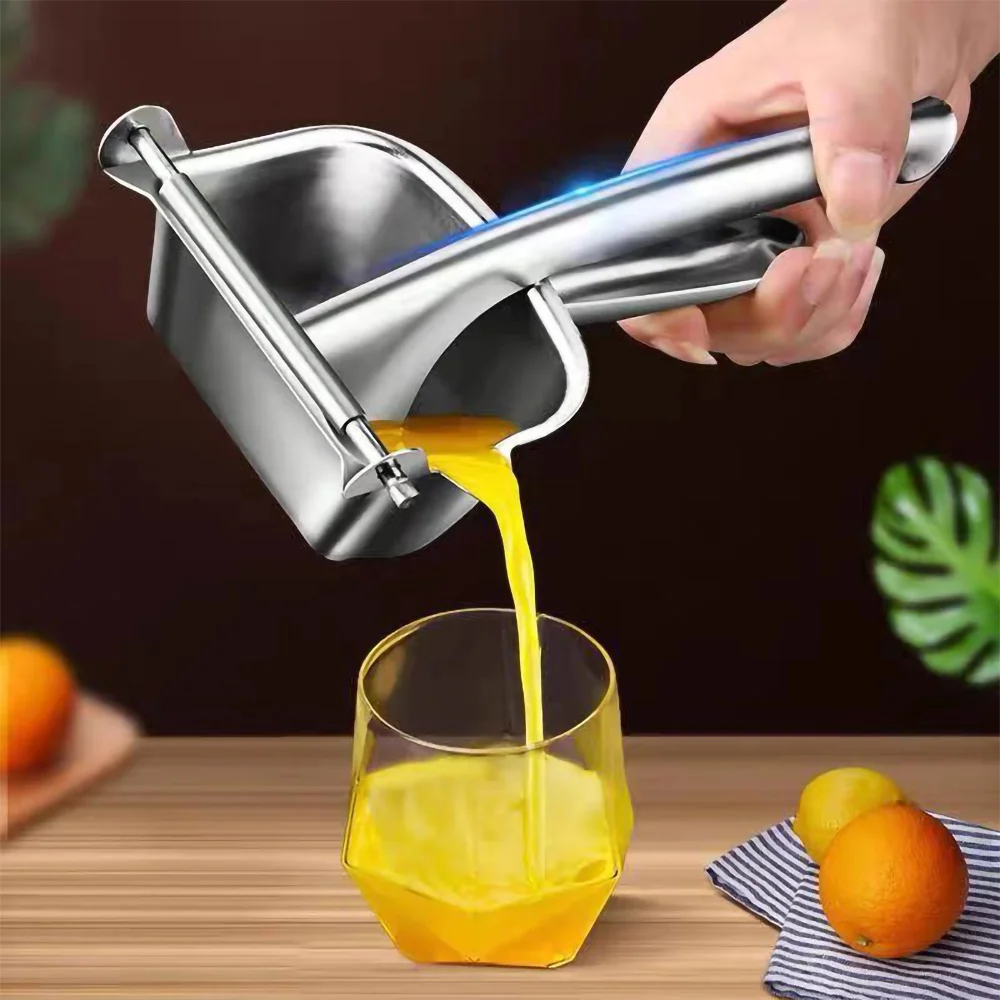 Presse-citron Portable en acier inoxydable