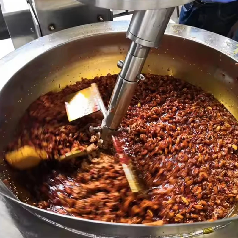 Mélangeur automatique, marmite de cuisson planétaire, friteuse à remuer planétaire, Machine de cuisson