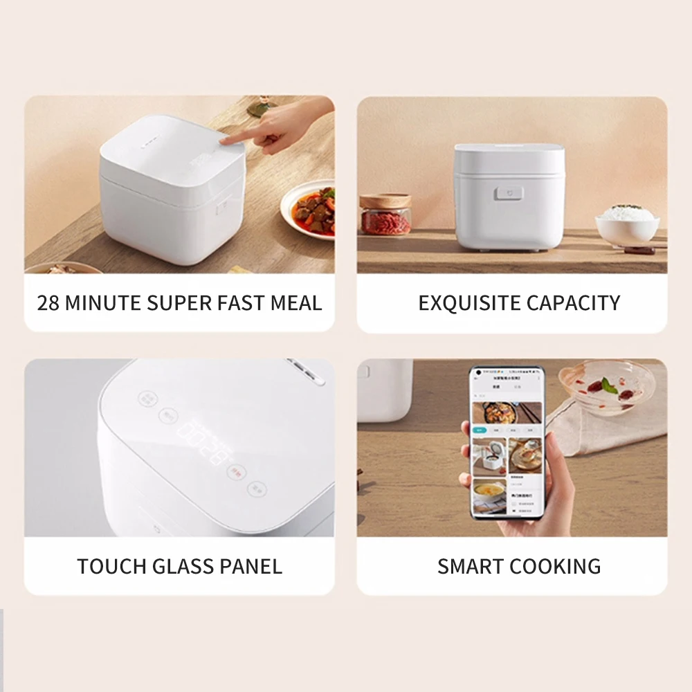 NOUVEAU Cuiseur à riz intelligent Mijia Mini 2 1,5 L, marmite électrique, ustensiles de cuisson, multicuiseur pour appareils de cuisine, application MiHome