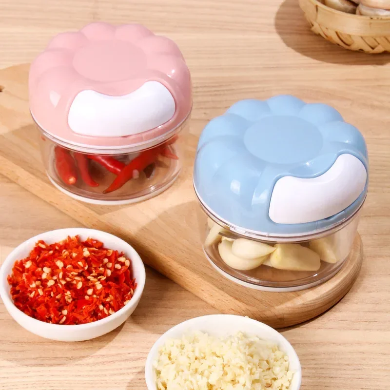 Mini hachoir à ail et oignon manuel multifonctionnel pour cuisine