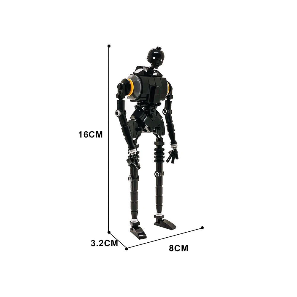 Gobricks MOC bloc de Construction K-2SO Robot trooper Rogue une figurine jouets Construction espace série cadeau pour les enfants