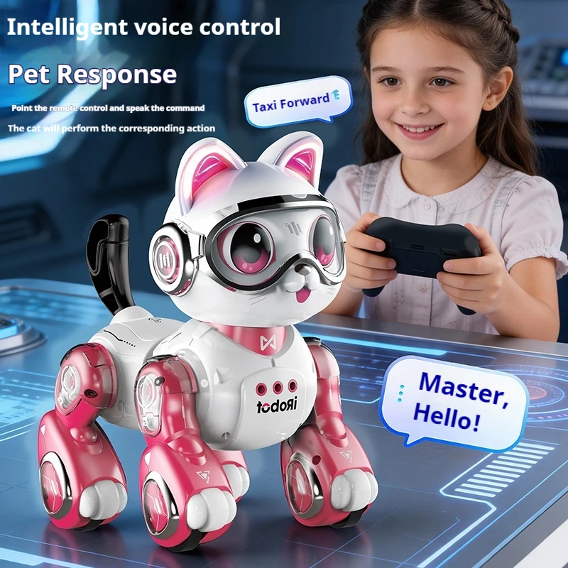 Cheval robotique bionique intelligent AI, programmable, télécommandé, activé par la voix, détection de geste, robot électrique, jouet d'accompagnement pour animaux de compagnie