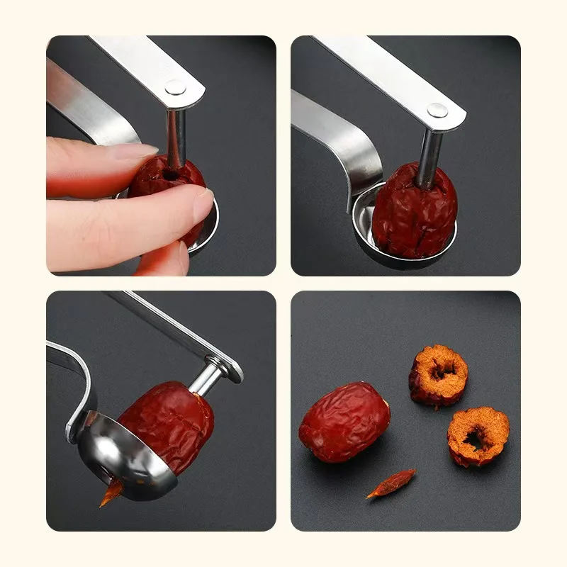 Décortiqueur de cerises en acier inoxydable