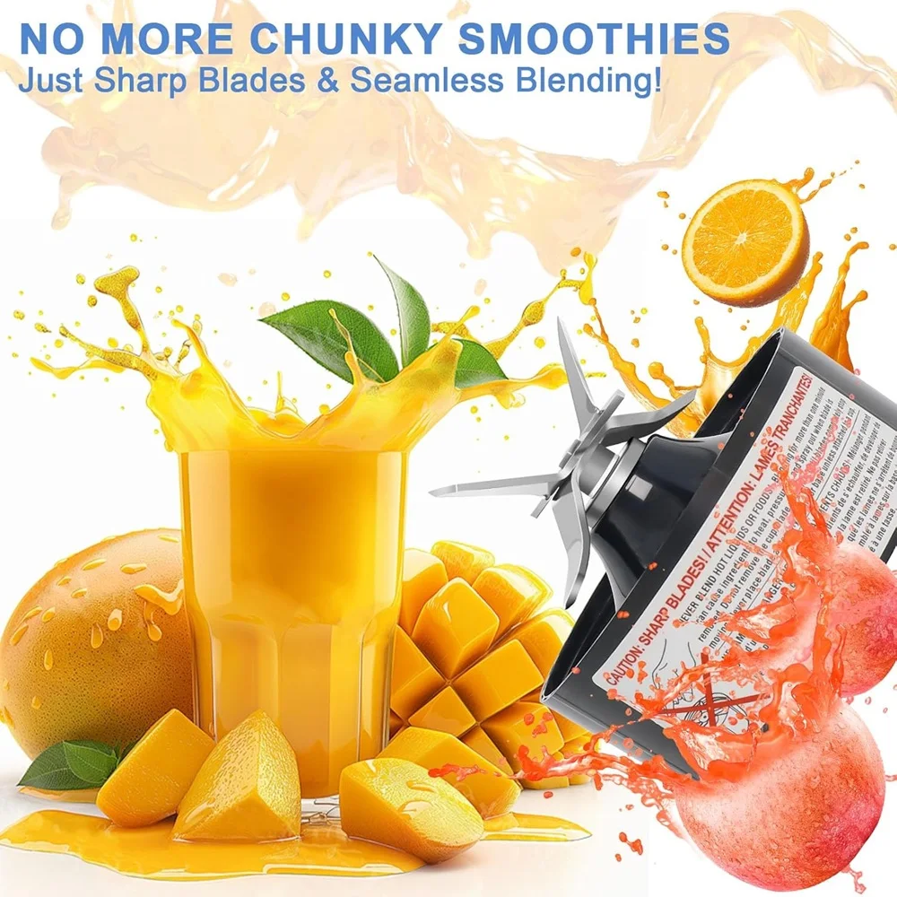Lame extractrice professionnelle compatible avec le blender Nutribullet Lean 1200W