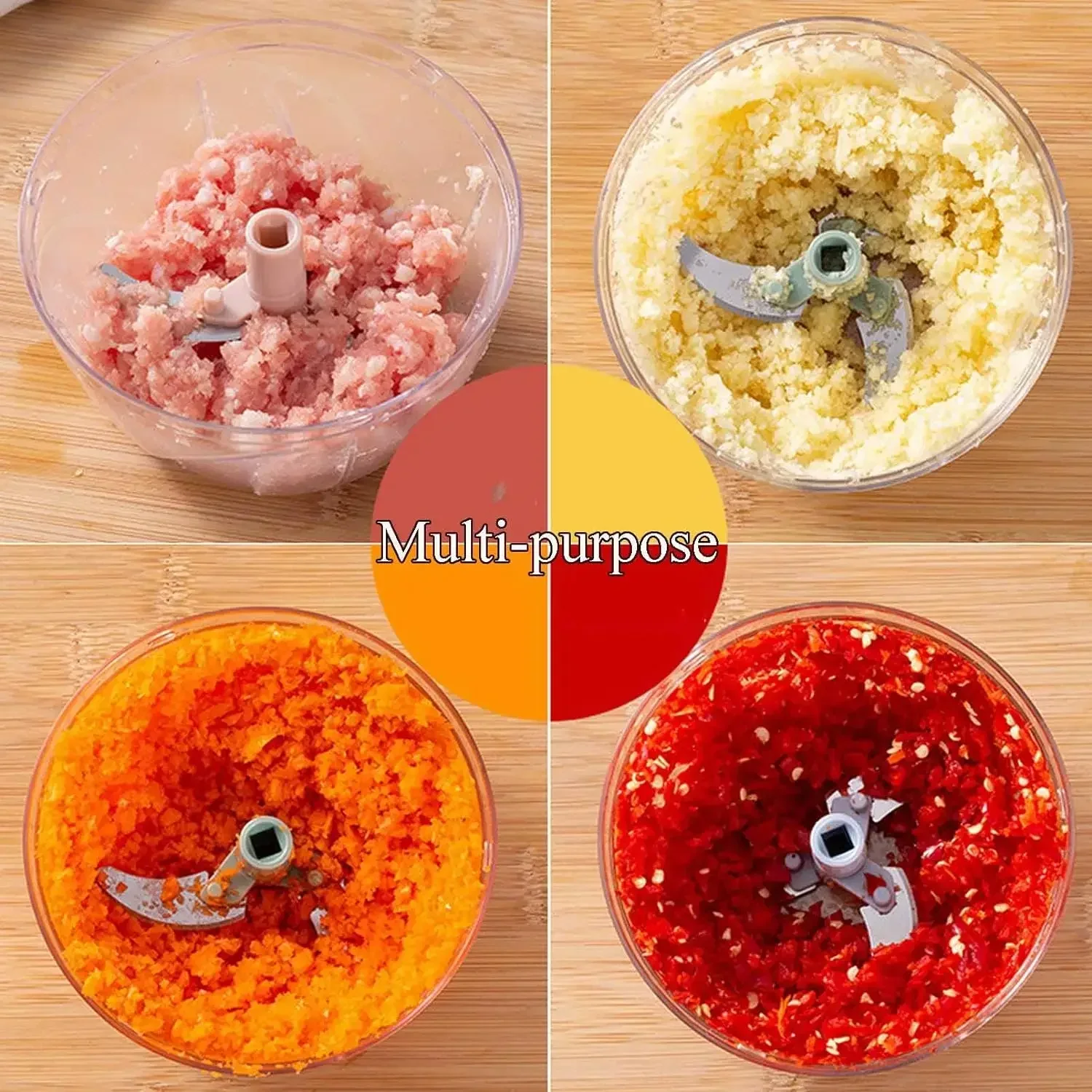 Hachoir à ail manuel 500/900ML presse à ail alimentaire coupe-légumes