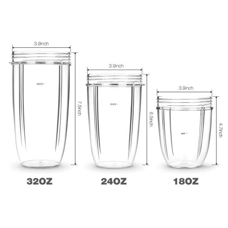 Pot de tasse de remplacement pour mélangeur Nutribullet Pro 600